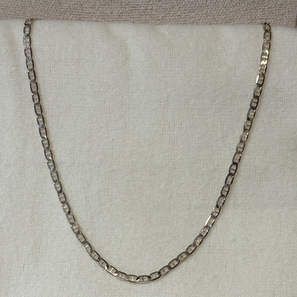 NEW 925 Italy Sterling Silver Gucci Mariner Chain Necklace 3grams